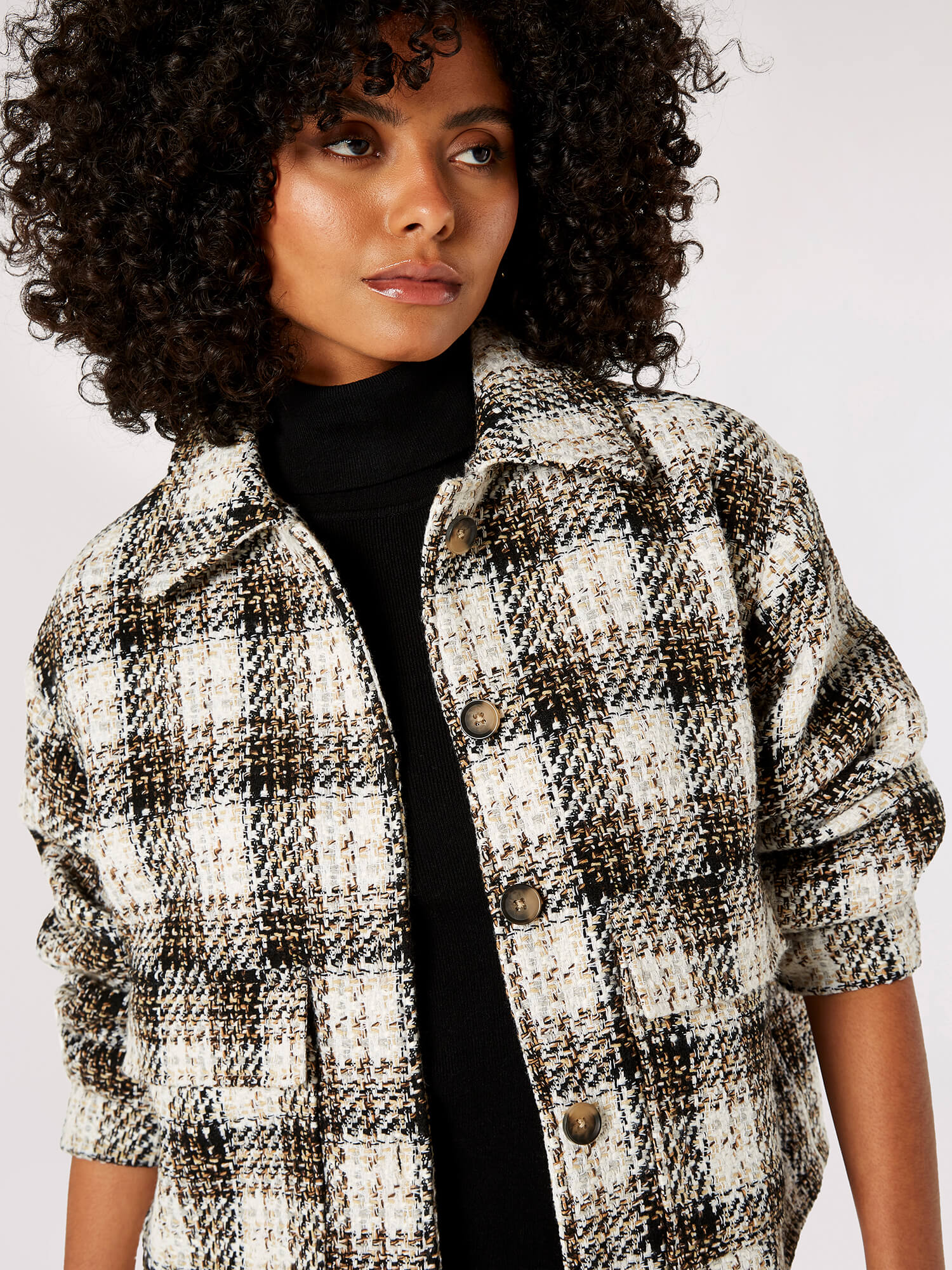Willow Cropped Plaid Shacket