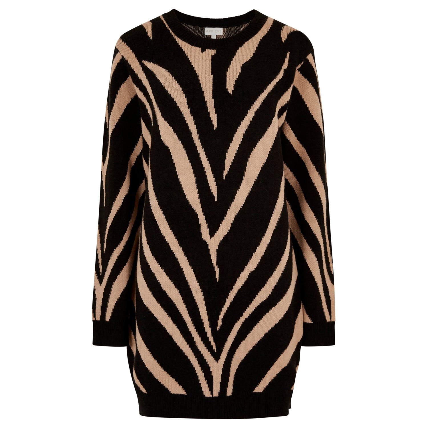 Cora Zebra Print Sweater Dress