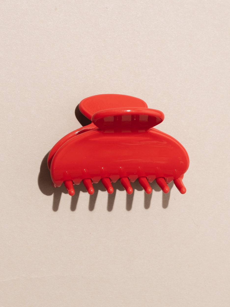 Small Hair Claw Clip in Cherry by NAT + NOOR