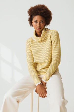 Loredi Diamond Turtleneck Sweater by Komodo