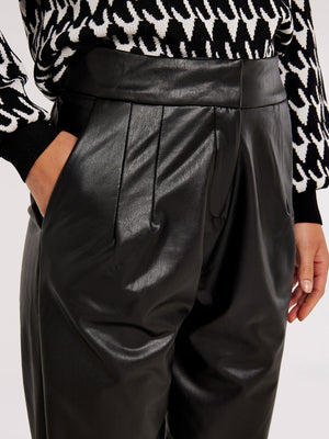 Storm Faux Leather Trousers