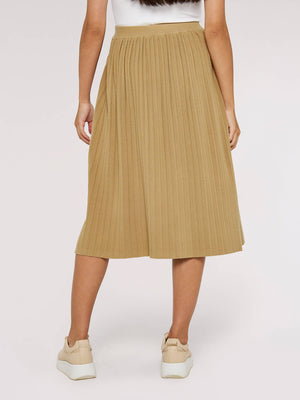 Harper Pleated Knit Skirt