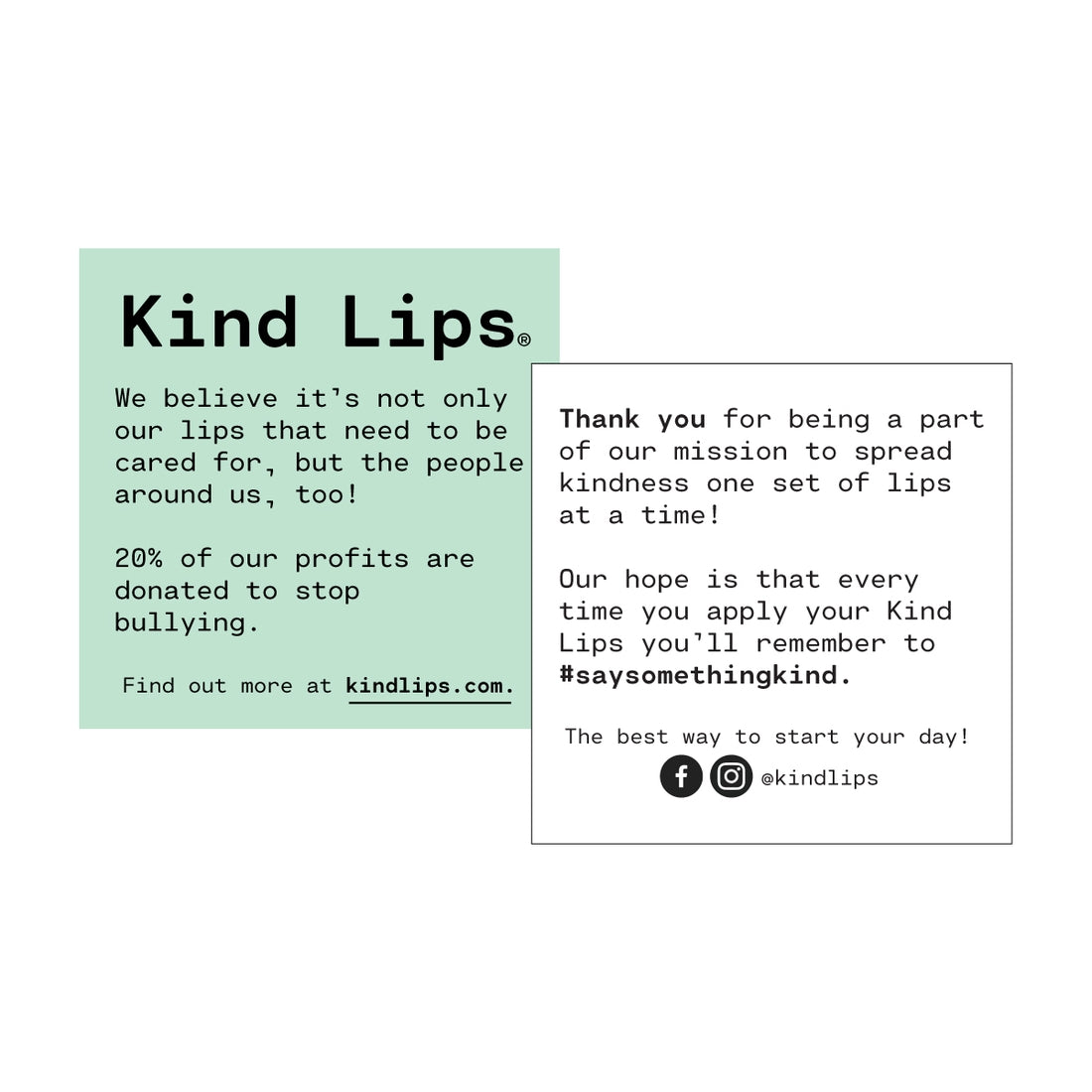 Kind Lips - Sweet Mint Lip Balm