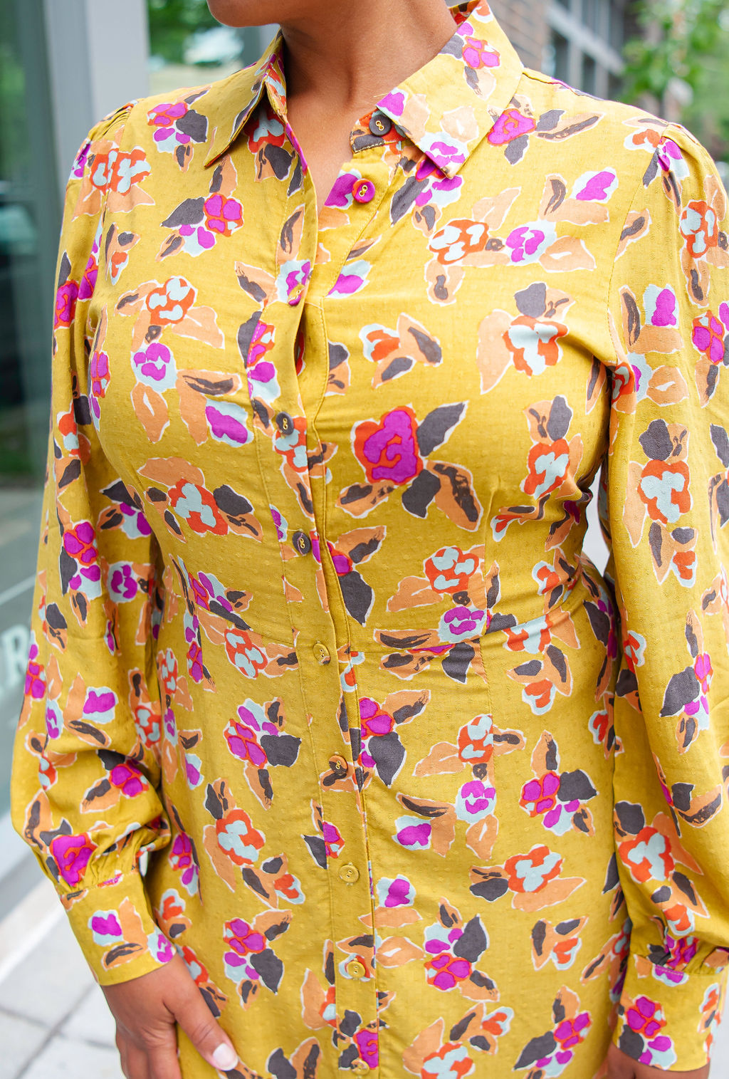 Kamela Floral Midi Dress by FRNCH