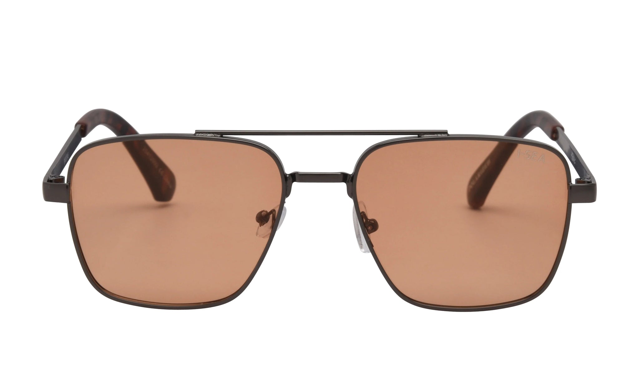 Brooks Gunmetal/Amber Polarized Sunglasses by I-Sea