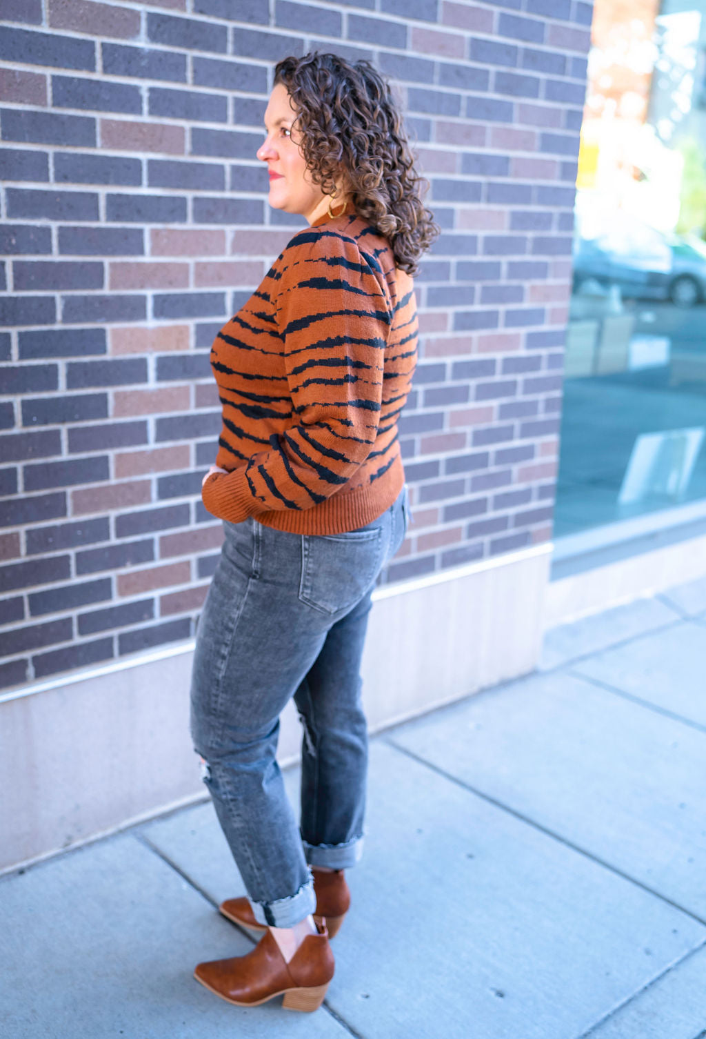 Jasmine Tiger Striped Sweater