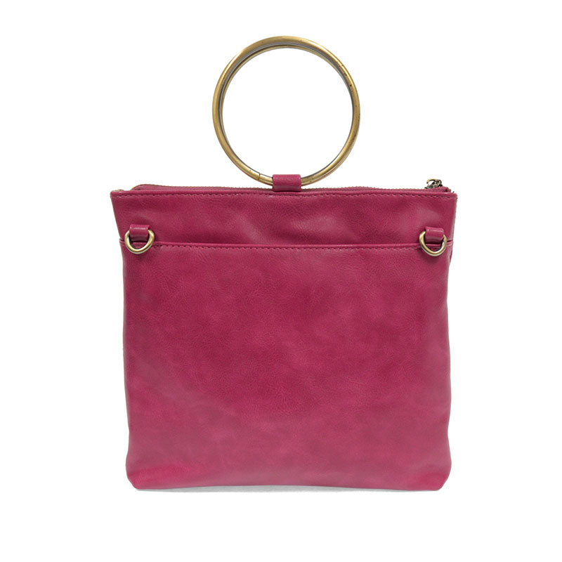 Amelia Ring Tote Bag in Bright Orchid with Gold