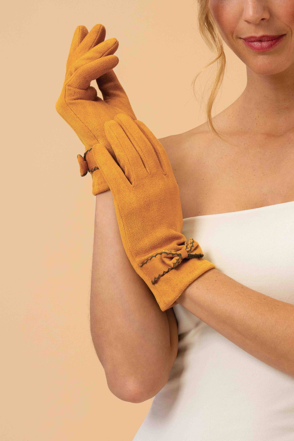 Fenella Gloves - Mustard