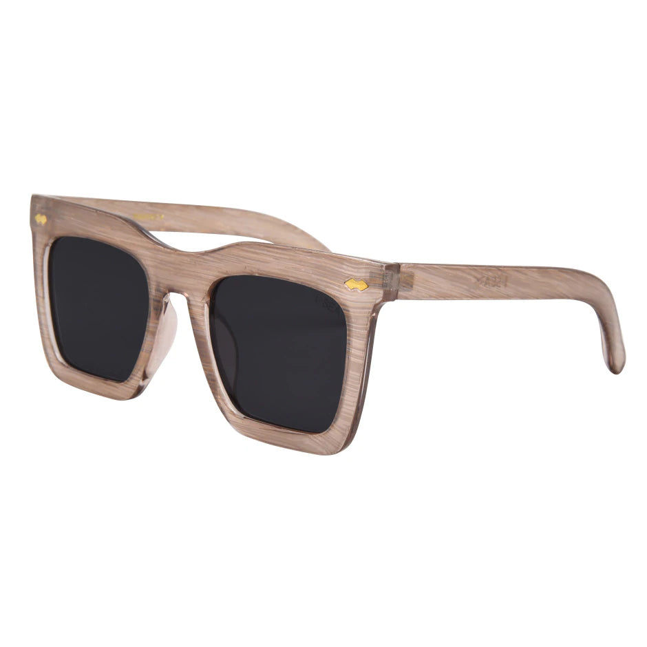 Maverick Sunglasses in White Gold/Smoke by I-Sea